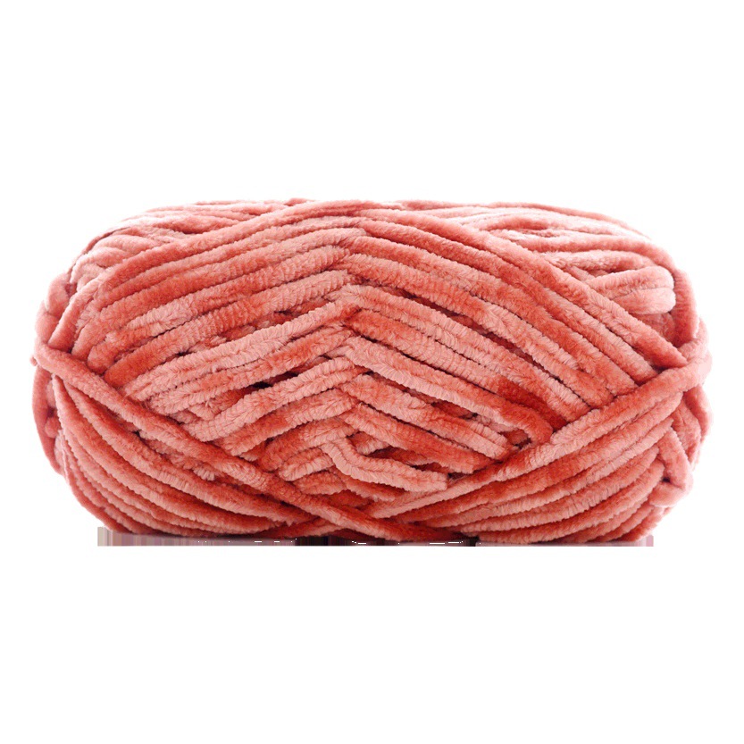 snowball warm wool diy hand woven chenille thick thread gold velvet blanket scarf hook doll ice thread