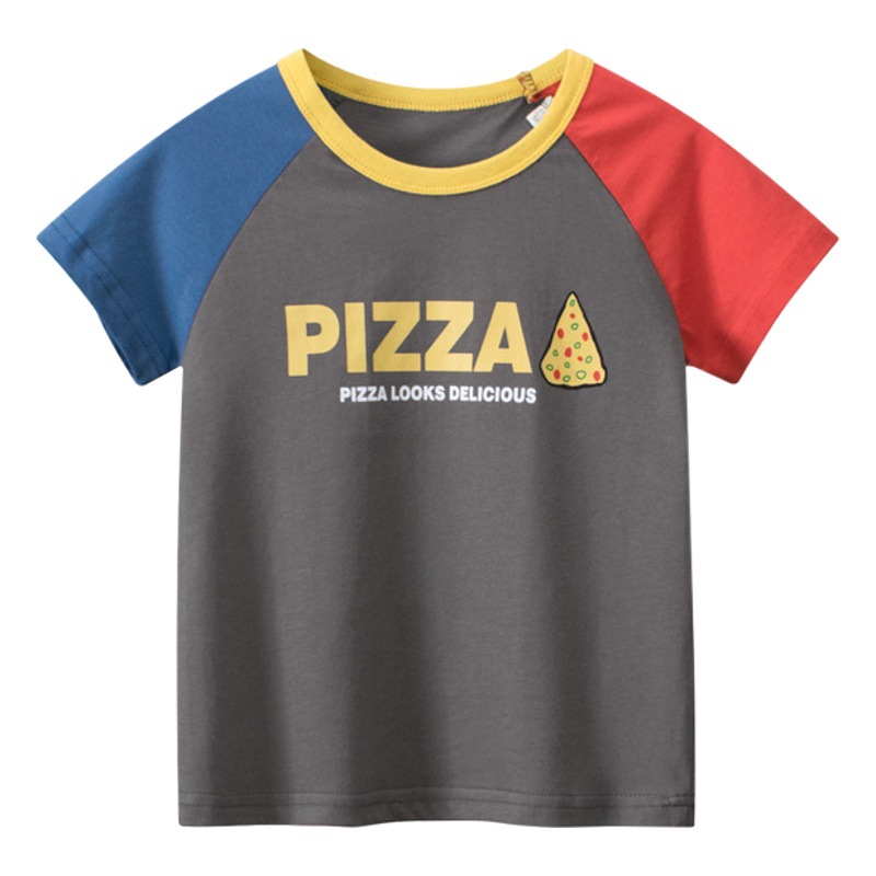 2024 summer new children's letters short sleeve T-shirt women's children's clothing Korean cartoon sleeve shirt a generation of hair