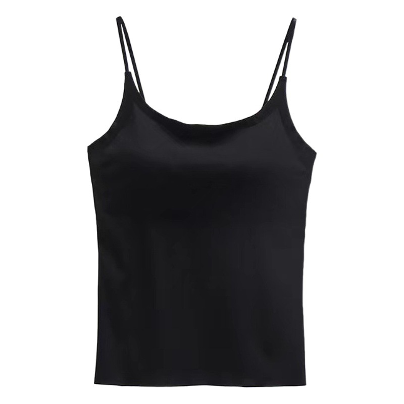 Women's Bra One-piece Summer Thin White Base Outer Wear Top