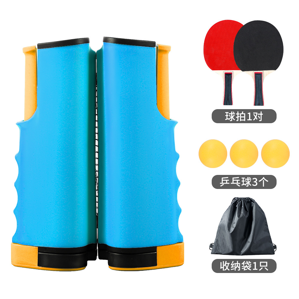 Picture of Table Tennis Net Rack Universal Standard Telescopic Portable Retractable Table Tennis Net Large Clip Sports Net Rack with Net