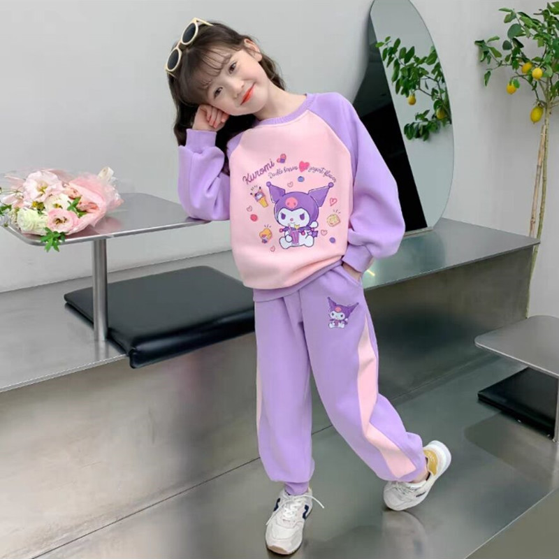 Picture of Girls' Fashion Suit Spring and Autumn New Style Fashionable Children's Clothes Kulomi Clothes Girls' Spring Sportswear