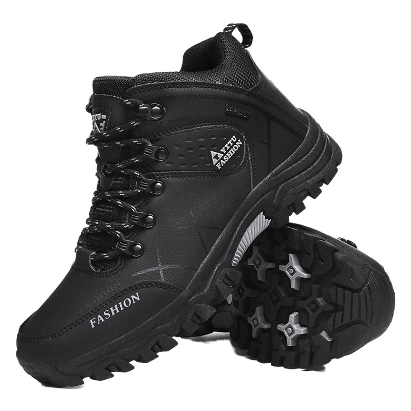 2023 Autumn and Winter Hiking Non-Slip Wear-Resistant Breathable Casual Sports Shoes Outdoor Travel Men's Shoes New Hiking Shoes Wholesale