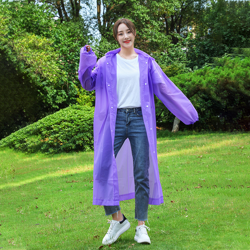 Picture of Non-Disposable Eva Unisex Outdoor Raincoat Drifting Travel Rainstorm-proof Thickened Portable Adult Raincoat