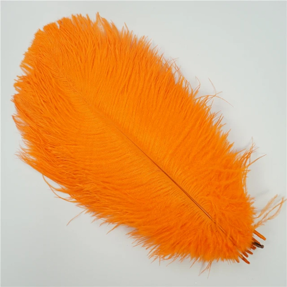Picture of 10-15cm ostrich hair source factory bouquet wedding decoration feather wall handmade DIY crafts stage clothing