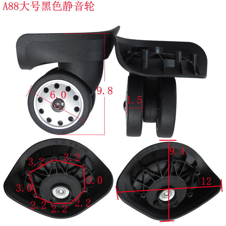 Picture of A generation of all kinds of luggage case wheel accessories luggage accessories universal wheel luggage suitcase wheel accessories