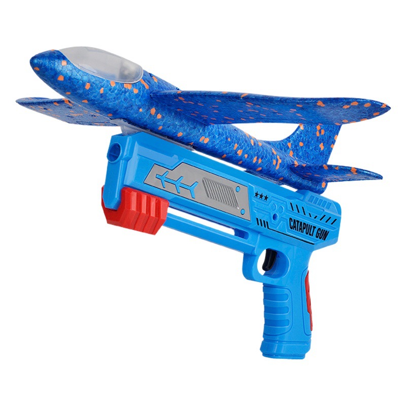 Picture of Night market lights catapult aircraft gun children's toys boys girls foam aircraft launcher stall stall wholesale