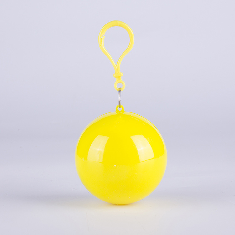 Picture of Portable Disposable Raincoat Ball Compressed Spherical Raincoat Outdoor Adult Travel Rafting Hangable Poncho Large Batch