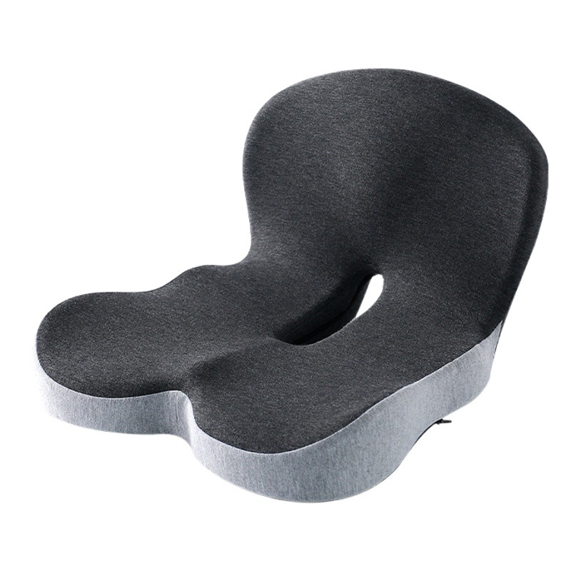 Memory Foam One-Piece Seat Cushion and Backrest Integrated Cushion Cushion Student Office Chair Chair Cushion Car Waist Butt Cushion