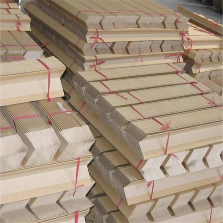 in stock wholesale packaging durable logistics packaging corner protector L-shaped paper corner protector wall strip carton protection edge protector