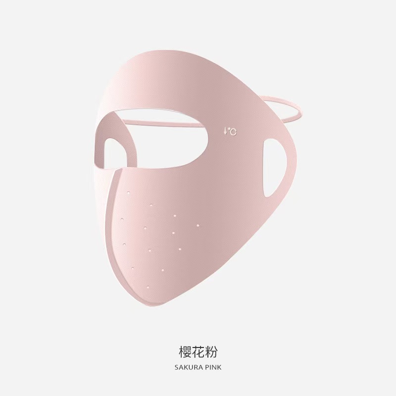 Picture of Summer Hot Face Gini Full Face Plus Ear Band Mask Sunscreen UV Protection Women's Ice Silk New Hyaluronic Acid Mask