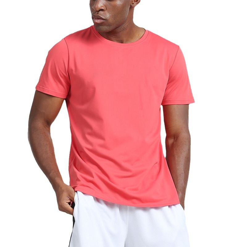 Picture of Summer Men's Short-Sleeved T-Shirt Running Fitness Sports Casual Quick-Drying Clothing Outdoor Basketball Sportswear