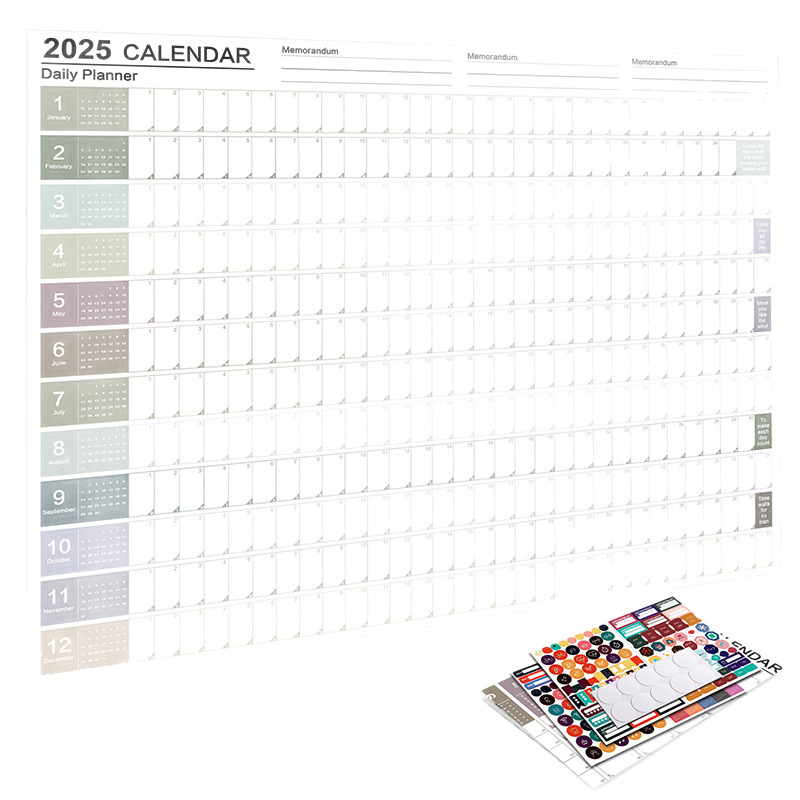 Picture of 2026 Full Year English Edition Desk Calendar Korean Version Desktop Wall Calendar Creative Simple Planner Amazon