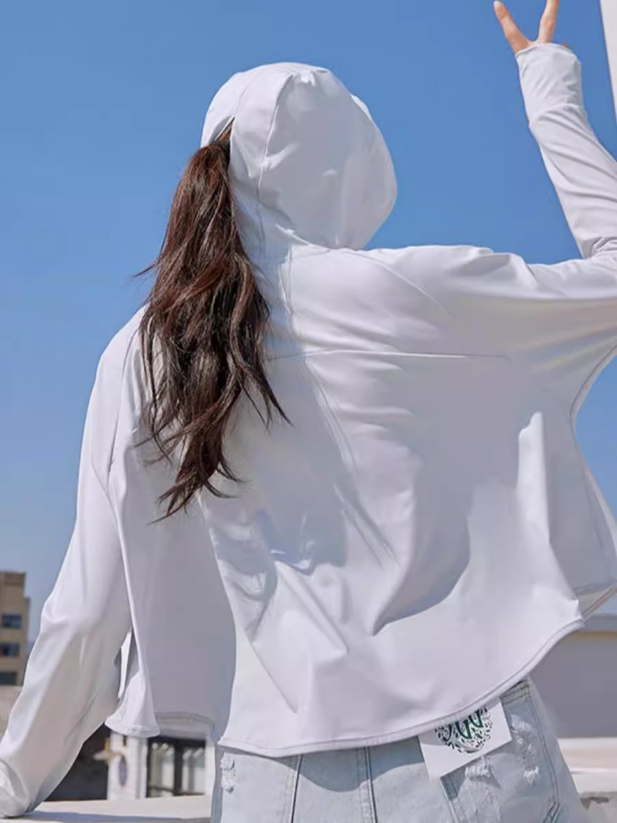 Picture of Women's Sunscreen Clothing 2025 New Summer Thin Anti-ultraviolet Breathable Ice Silk Sunscreen Clothing Blouse Short Jacket
