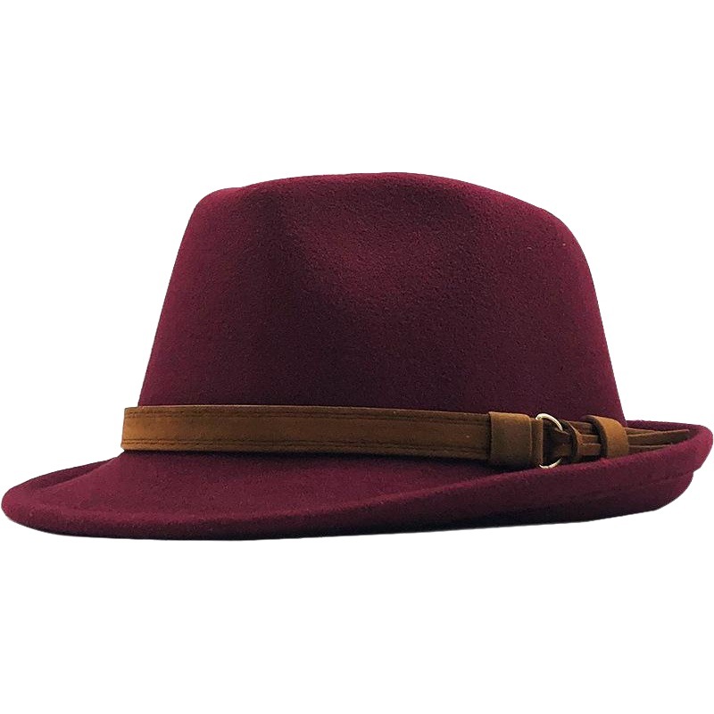 European and American women autumn and winter wool light plate warm hat British retro jazz hat fashion casual gift hat