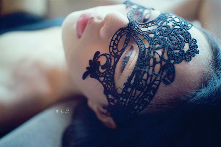 Picture of Nightclub queen! Sexy sexy lingerie suit lace hollow eye mask Princess cat