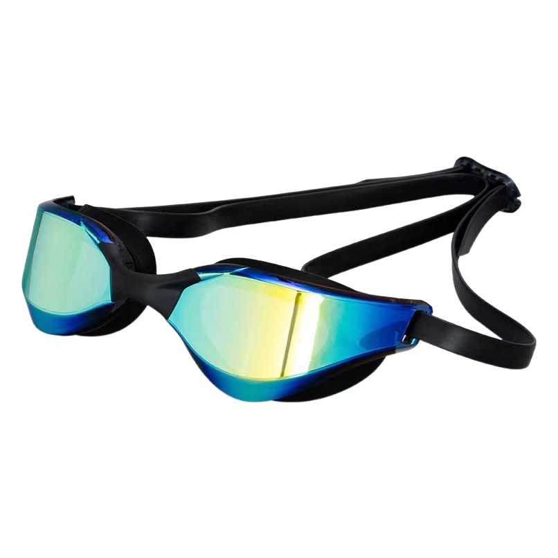 HD swimming goggles adult anti-fog plating swimming glasses silicone waterproof professional racing swimming goggles wholesale