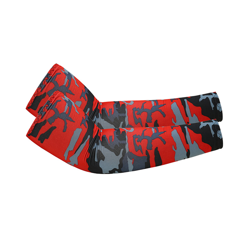 Picture of Hicool Cycling Sun Protection Sleeves Sports Outdoor Cycling Arm Guards Comfortable Breathable Anti-Uv Ice Silk Sleeves