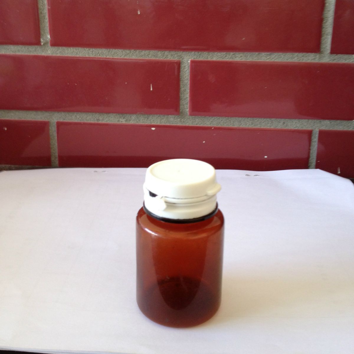 60ML Disinfectant Iodine Easy Pull Tear Cap PET Brown Plastic Bottle Penetration Resistant High Barrier Blow Molding Packaging Container