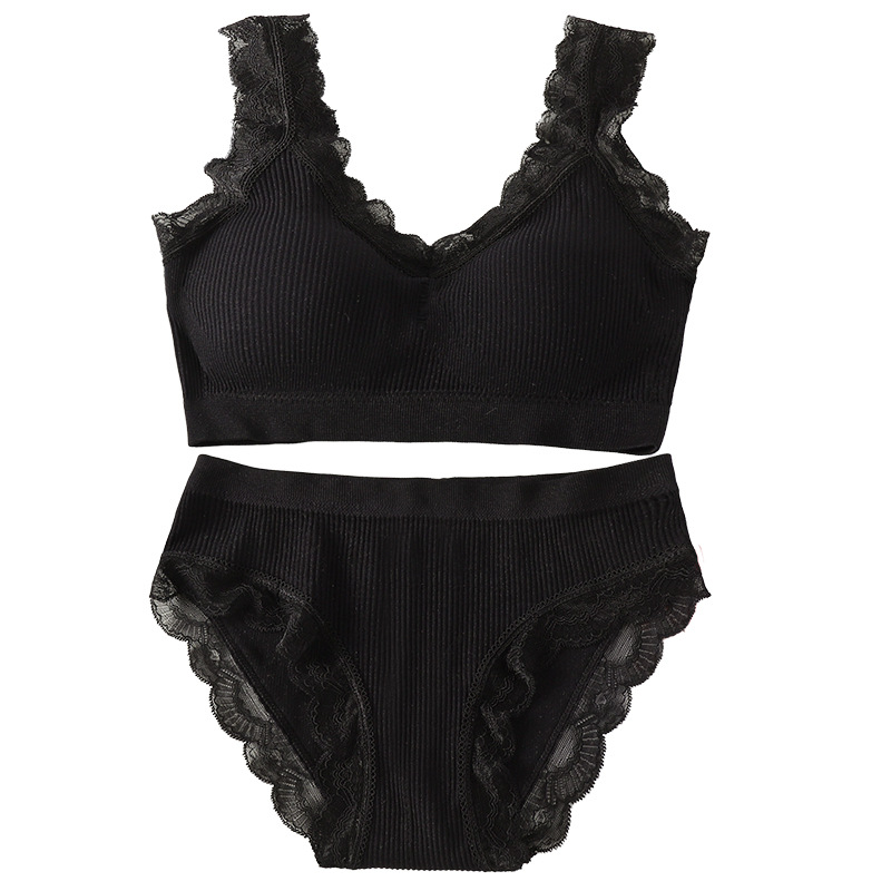 Picture of [35.00 kg-70.00 kg] Seamless Seamless Underwear Lace Thread No Steel Ring Wrap Chest Breathable Beauty Back Strapless Suit for Women