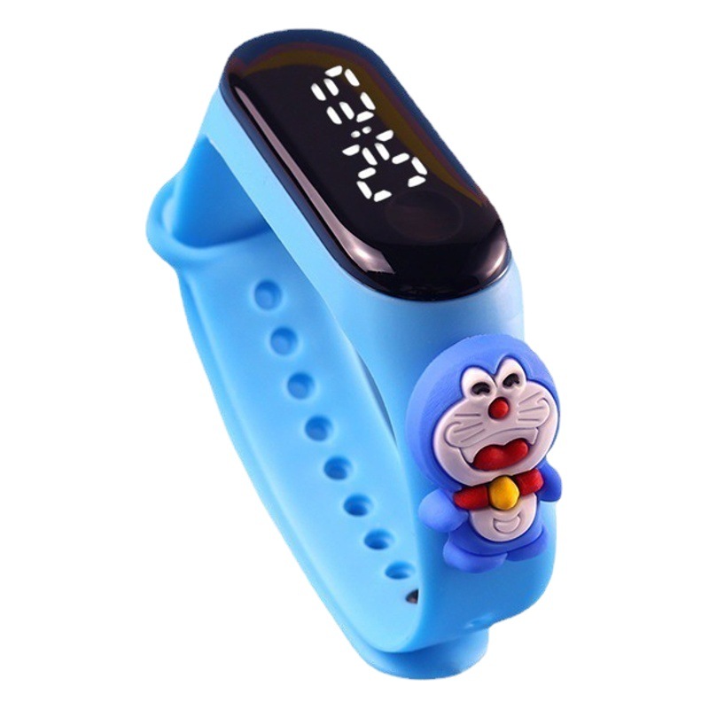 Picture of Live Hot Selling Primary School Students' Anime Bracelet LED Sticker Doll Electronic Watch Boys and Girls Waterproof Touch Watch