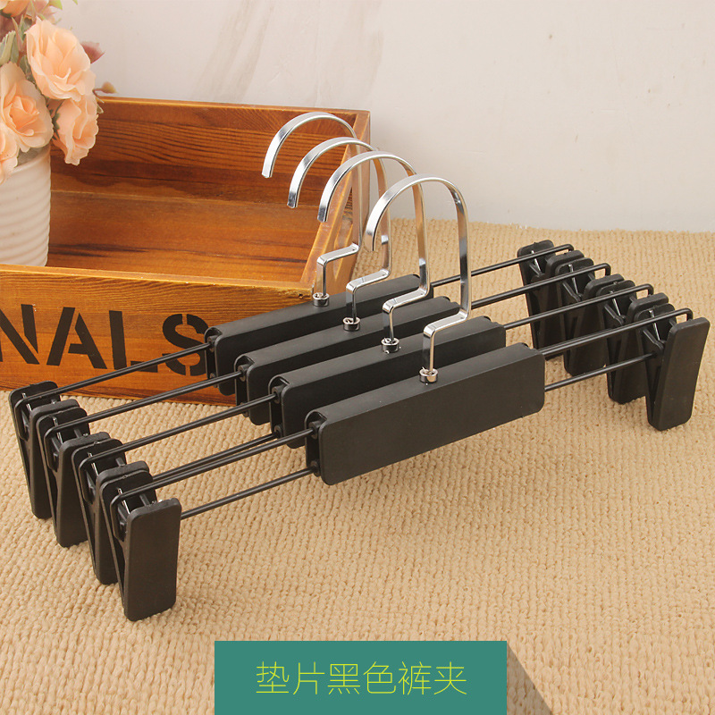 Picture of Non-slip plastic pants rack pants clip wholesale clothing store pants rack rotating hanger pants hanger clip skirt clip