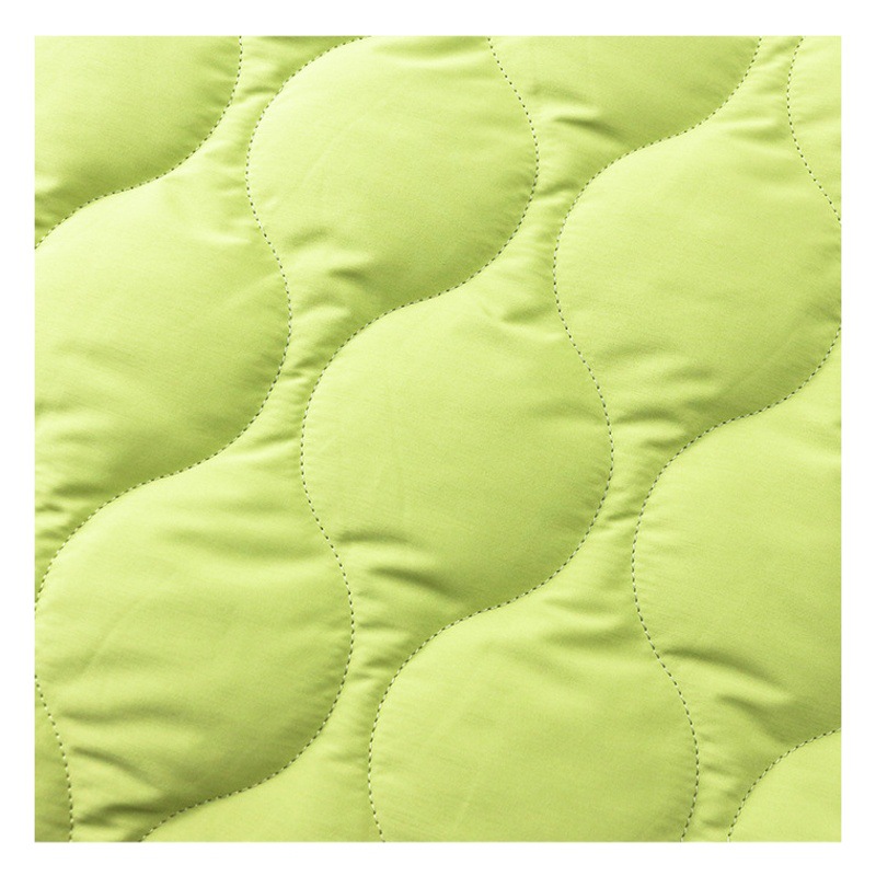Quilted Embroidered Fabric Polyester Autumn and Winter Quilted Cotton Coat Wave Gourd Quilted Cotton Bag Designer Embroidered Fabric