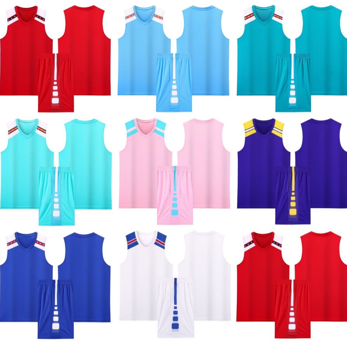 Picture of New Basketball Suit Children Adult Basketball Training Vest Student Game Basketball Sports Team Suit