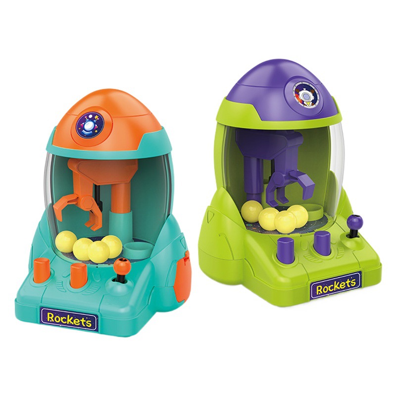 Picture of Children's Space Mini Claw Machine Ball Catching Machine Gashapon Machine Boys and Girls Educational Stall Toys Small Gifts