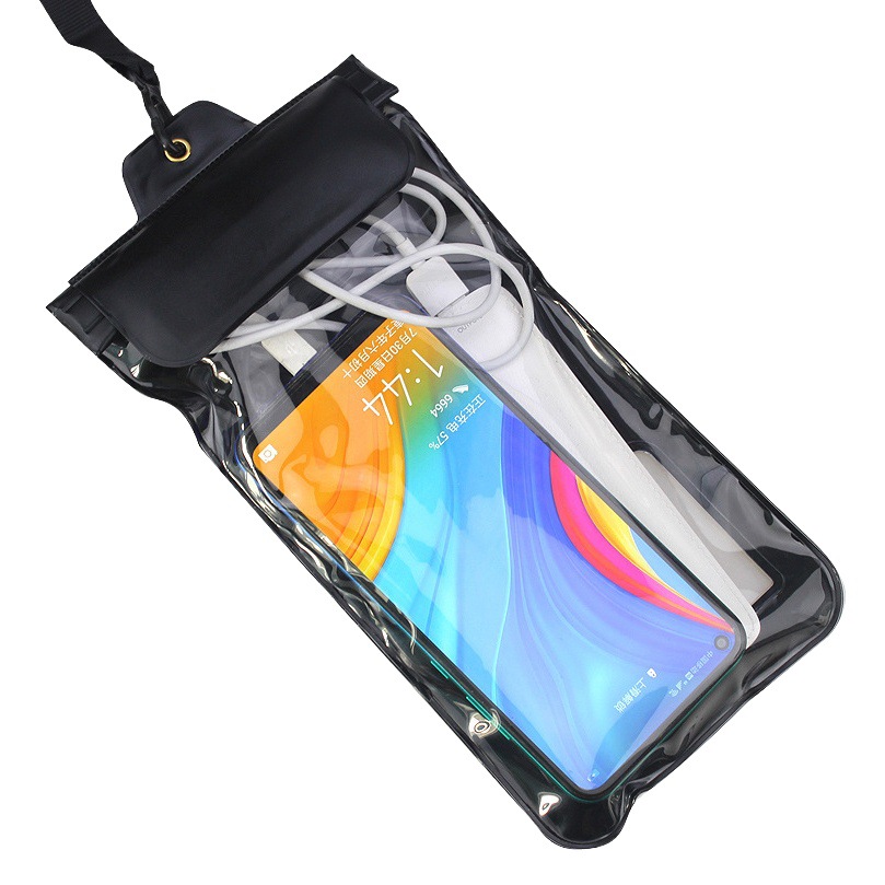 Waterproof Bag for Mobile Phones with Touch Screen, Floating, Waterproof Bag for Food Delivery Riders, Swimming, Hot Springs, Rafting, Camera, Diving Case