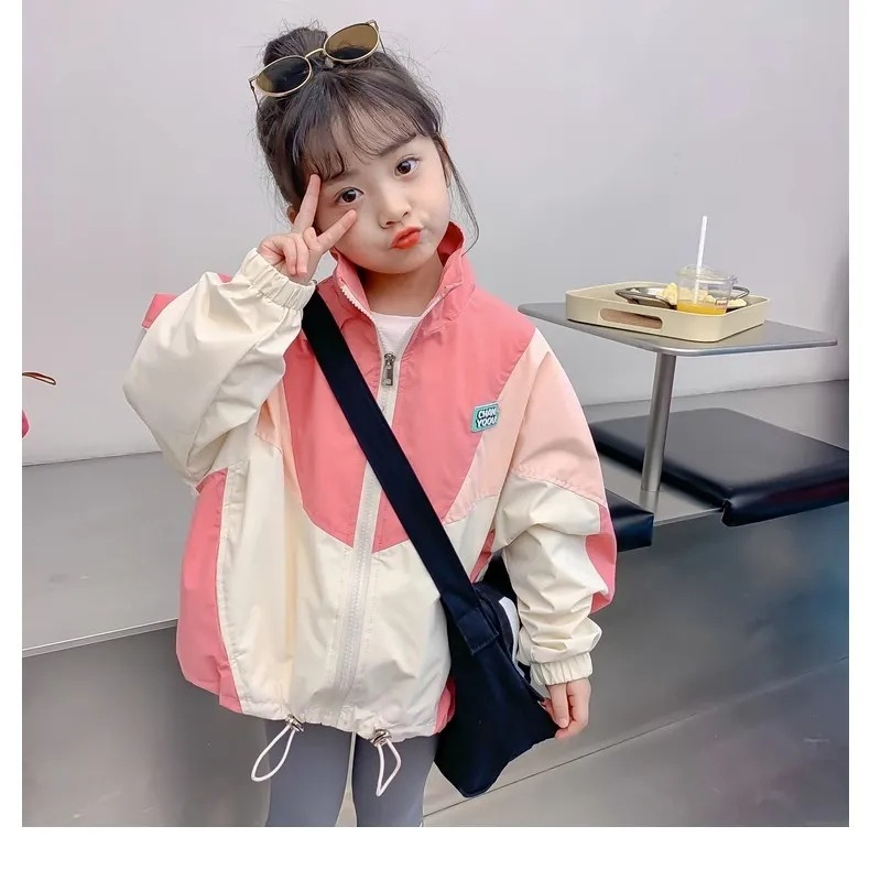Picture of Girls' autumn coat 2023 new baby girls' spring clothes coat fashionable fashionable fashionable children's coat Spring
