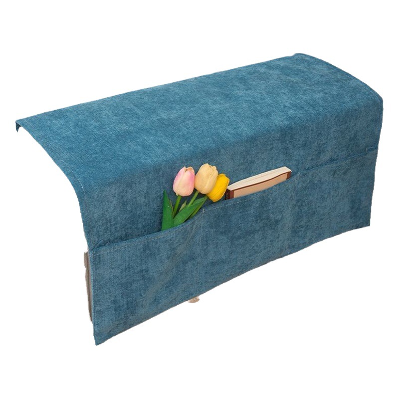Simple Sofa Armrest Cover Cloth Side Widened Non-Slip Chenille Dust Cover Cover Cushion Universal Handle Cover