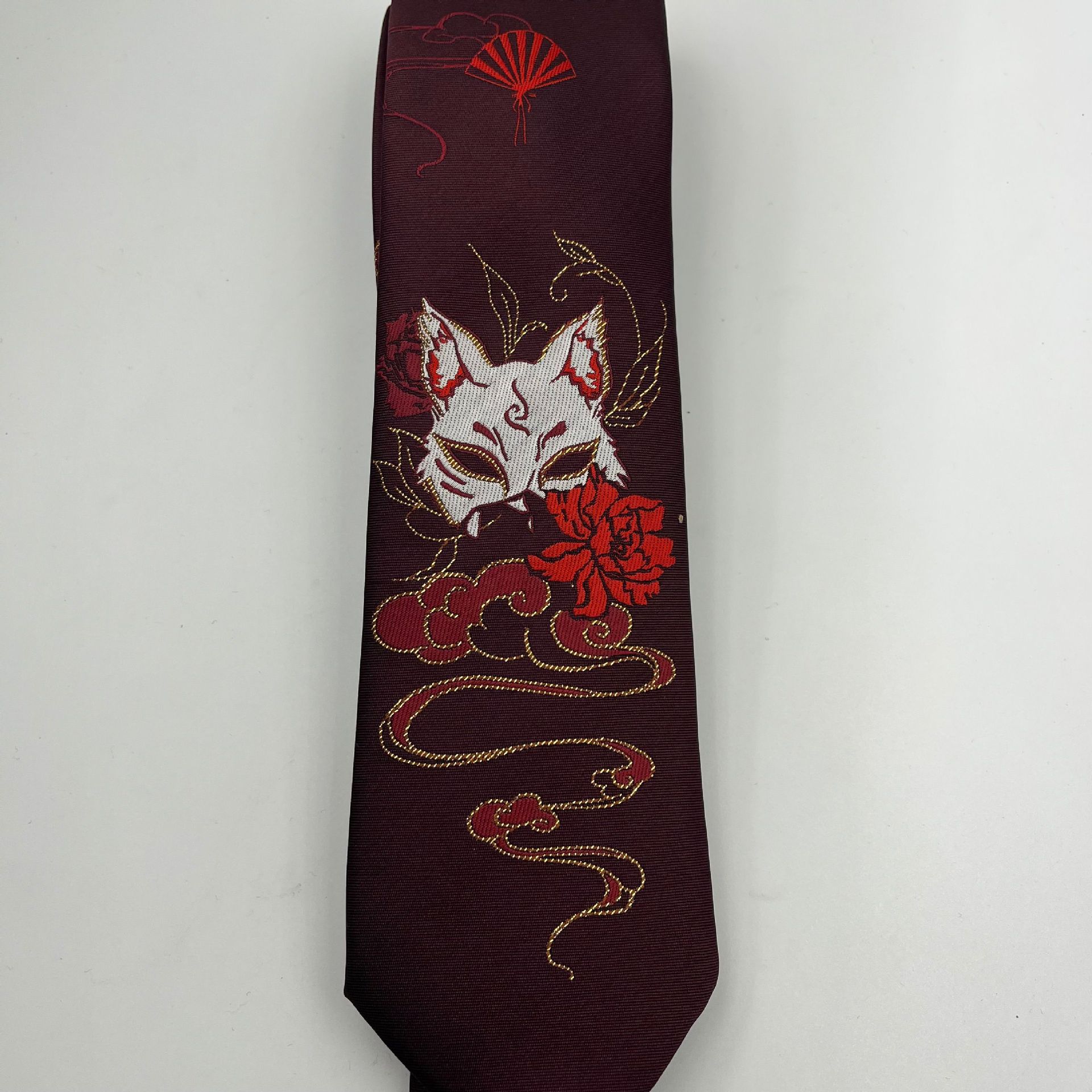Picture of Second-dimensional Japanese Nine-tailed Fox Tie JKDK Uniform Shirt Hand-matched All-match Fashion Nine-tailed Fox Fairy Tie