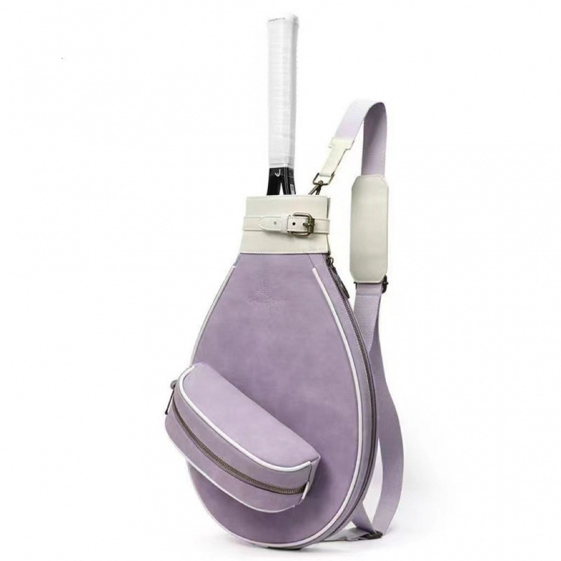 Badminton bag women's tennis bag backpack adult one-shoulder retro bag boy student crossbody sports badminton bag