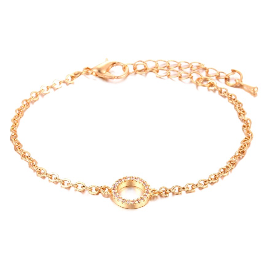 Fashion Simple Single Ring Jewelry suit Women's Accessories Wedding Bride Crystal Pendant Necklace Earrings Bracelet suit