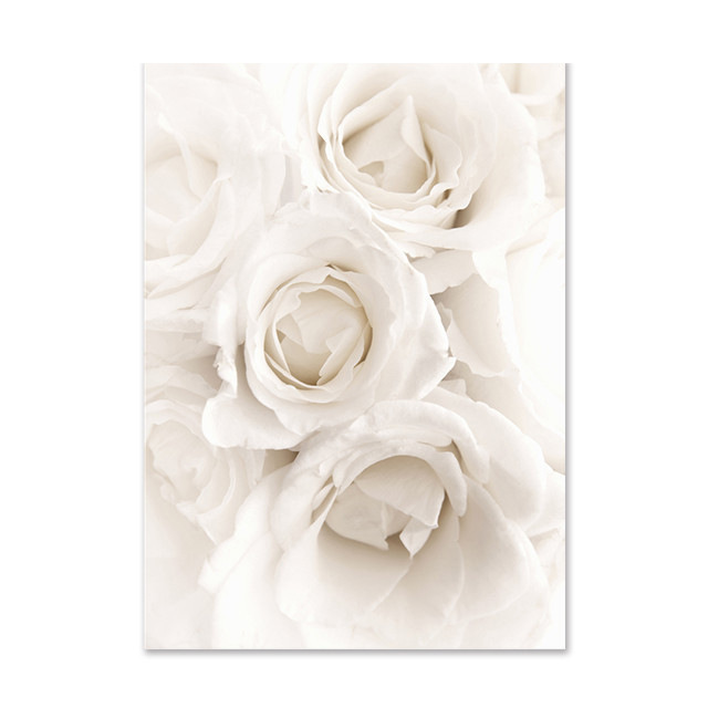 Picture of Amazon Fashion Poster Grass Reed Wall Painting Peony Flower Fashion Poster Citation Figure Girl Bedroom Decoration