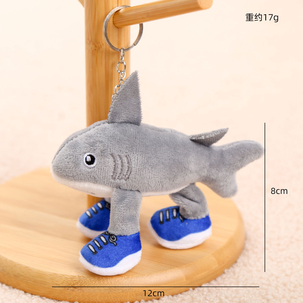Picture of Ai Shan Hai Jing Tungtung Tungsahur Cross-Border Doll Toy Wooden Stick Plush Keychain Small Pendant