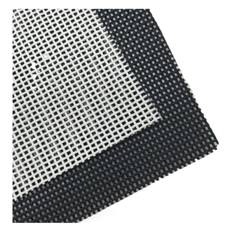 Spot 1*1 Teslin mesh cloth 2*1 Beach woven mesh cloth PVC grid beach chair pet bed fabric