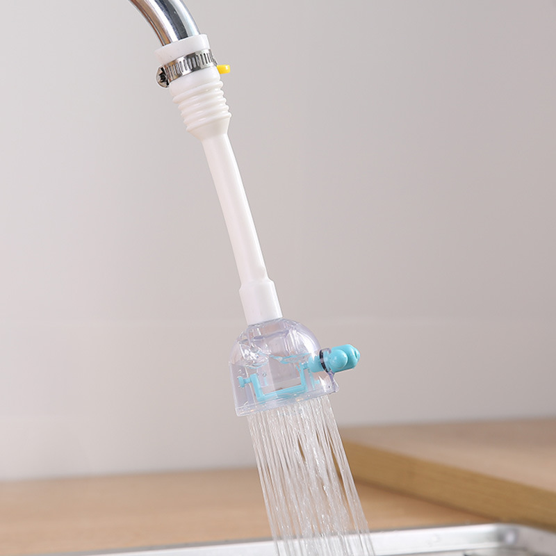 Picture of Faucet filter nozzle splash-proof Universal Tube extension extender hose universal adapter nozzle-Proof Kitchen