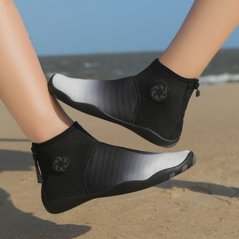 New High-Top River Tracing Shoes, Beach Wading Shoes, Women's Swimming Shoes, One-Leg Fitness Yoga Couple Casual Shoes