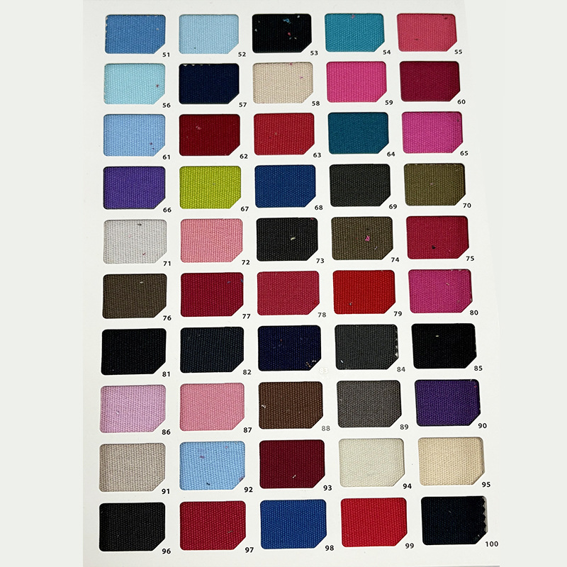 In-Stock Pure Cotton 12S Reactive Dyed Canvas Fabric for Aprons, Canvas Shoes, Canvas Bags, Tents, and Luggage