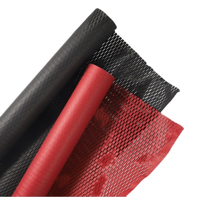 Manufacturer's Ready-Made Honeycomb Buffer Wrapping Paper Kraft Paper Tear-Off Grids Moisture-Proof Shock-Absorbing Filling Paper Wrapping Paper Batch