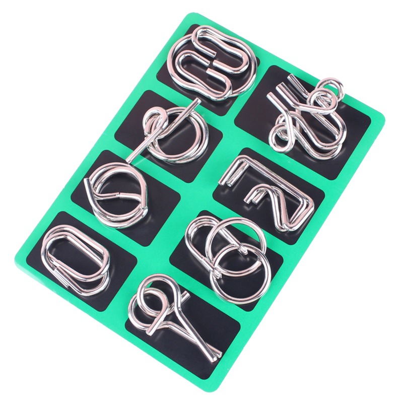 Picture of Net red explosions puzzle nine series burning brain adult children gift unring intelligence toys intelligence buckle suit wholesale