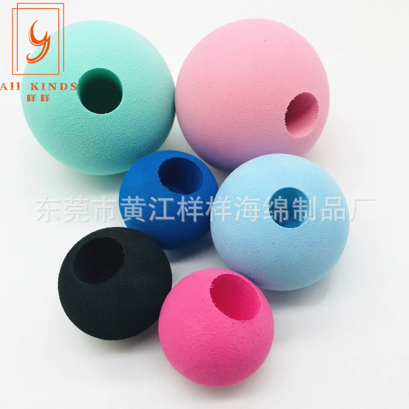 Red molded foam lottery ball rocking wheel EVA lottery lottery ball hot pressing EVA foam ball