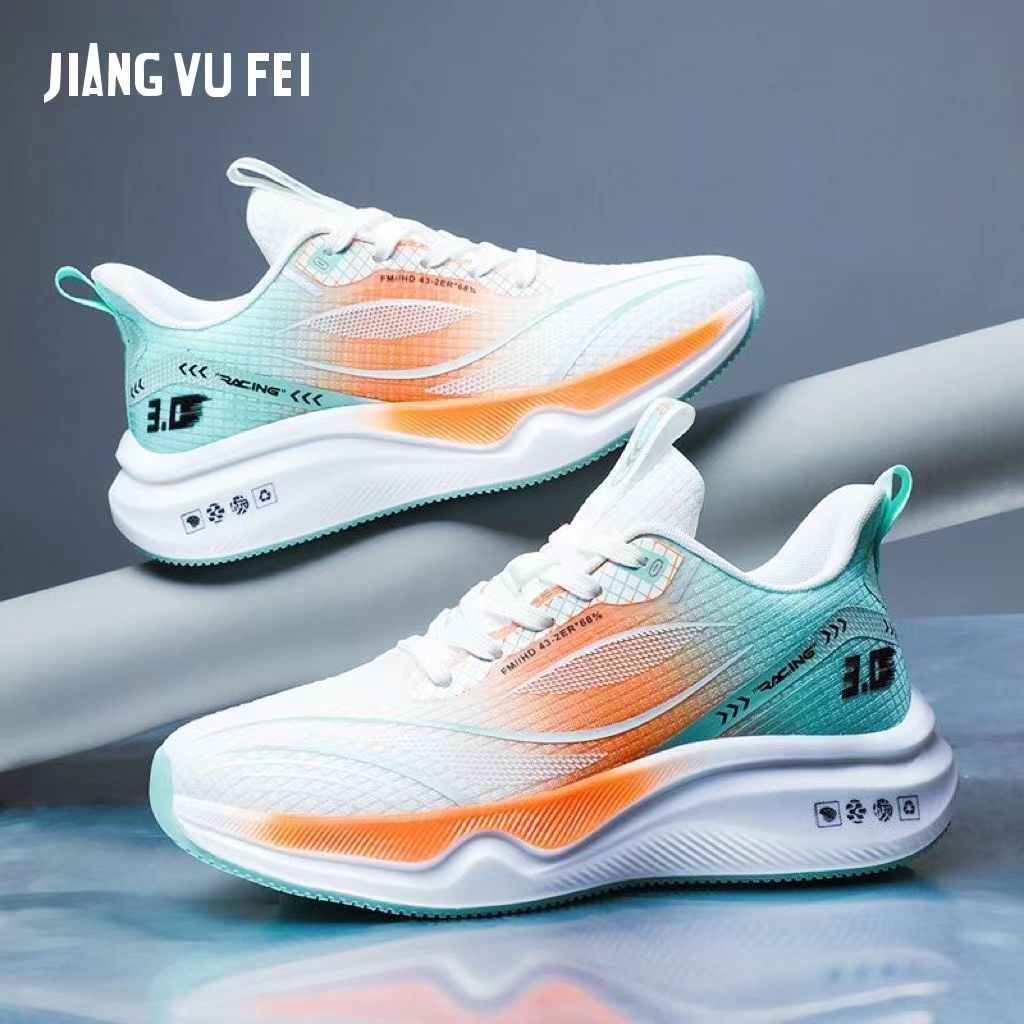Men's Shoes Spring New Mesh Super Light Running Shoes sneaker Breathable Shock Absorption Soft Sole Student Shoes Lightweight Running Shoes