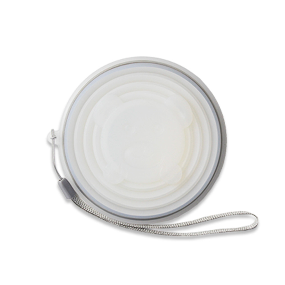 Picture of Silicone Foldable Cup, Large Diameter 320ml, Round Portable Cup, Factory Direct Sales Silicone Foldable Cup