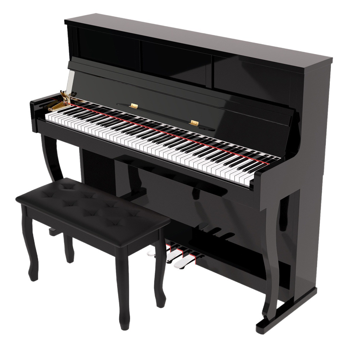 Factory wholesale vertical electric piano 88 key heavy hammer piano professional grade electronic intelligent digital piano MIDI