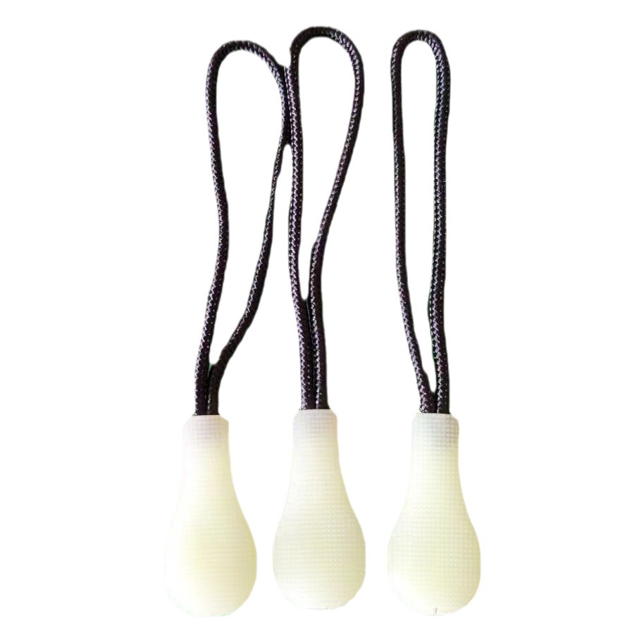Cross-border Hot-sale Light-storing Zipper Buckle Noctilucent Pull Head Luggage Luminous Pull Buckle Laptop Printing Fluorescent Pull