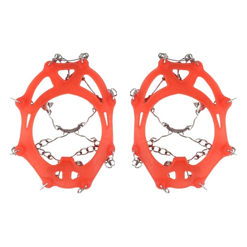 Outdoor Manganese Steel 8 Tooth Ice Claw Mountaineering Shoes Snow Non-slip Shoe Cover Ice Climbing Hiking 8 Tooth Anti-slip Chain Shoes Nail Snow Claw