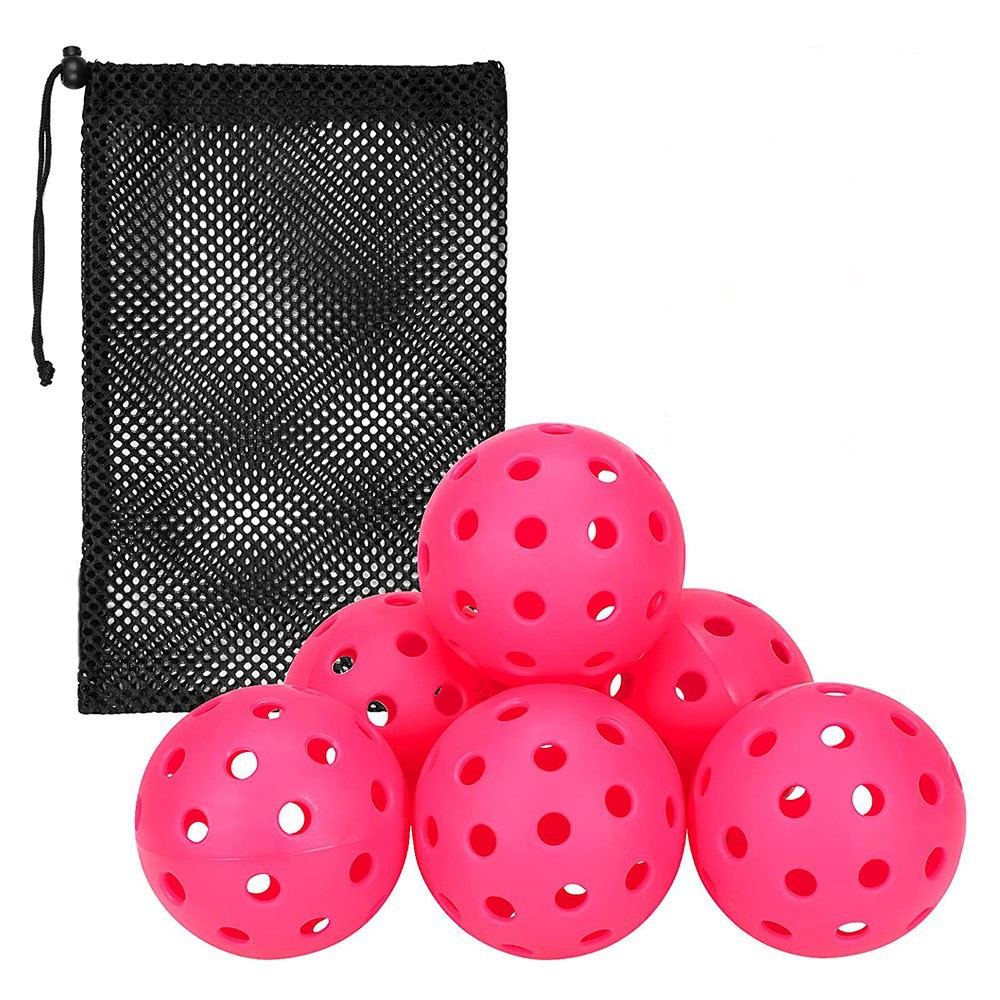 Picture of Pickleball Storage Bag with 40 Holes, 74mm Hole Balls, Pe Floating Balls, Pickleballball Led Light-Up