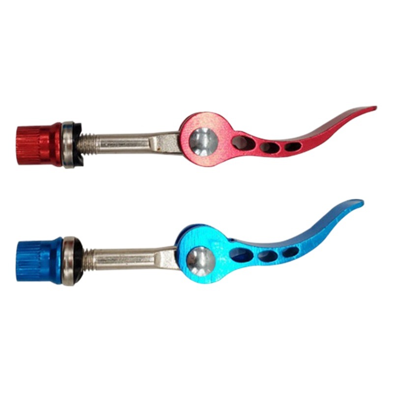 Bicycle Quick Release Rod Lengthened Mountain Bike Quick Release Aluminum Alloy Seat Rod Quick Release Seat Pipe Clamp Screw Rod